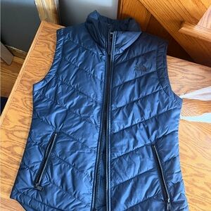 The North Face Women's Dark Blue Puffer Vest